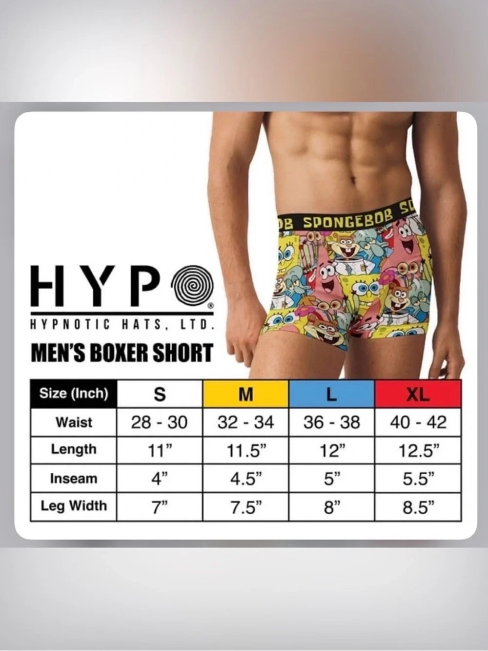 3-Pack Men's Sponge Bob Square Pants 2-Pack Boxer Brief and Crew Sock Set - NWT